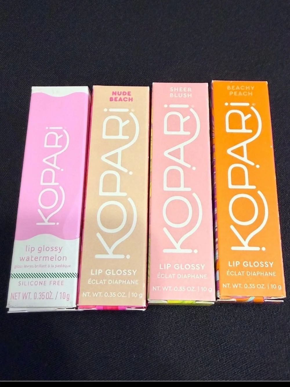 Kopari Nude Beach Lip Glossy - Sheer Peachy Nude New FullSz
